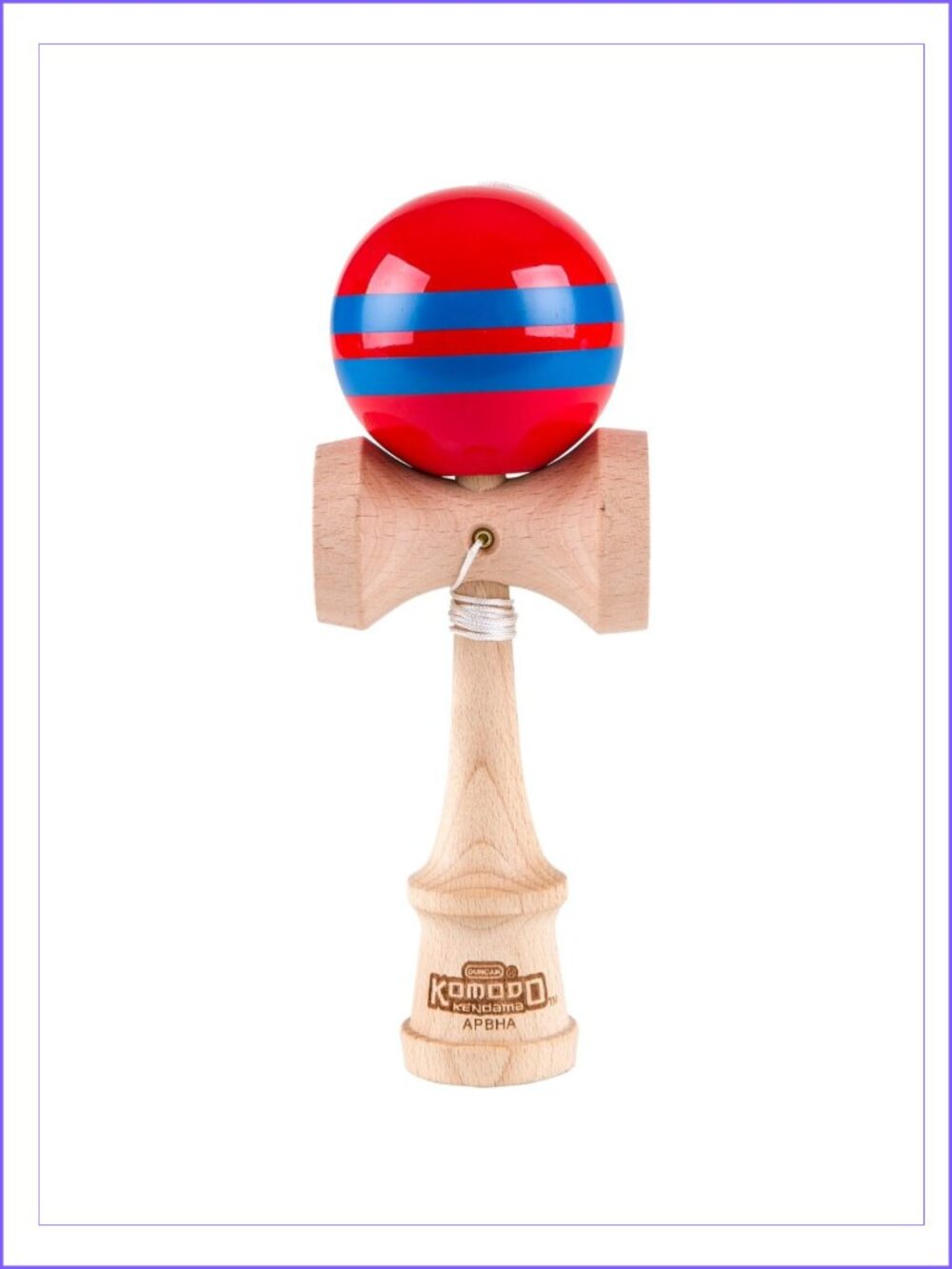 Duncan Original Wooden Komodo Kendama -Red New In Box (For One Kendama Only)